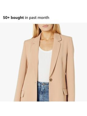 The Drop Women's Blake Long BlazerColor: Praline NWT        Size XXS
